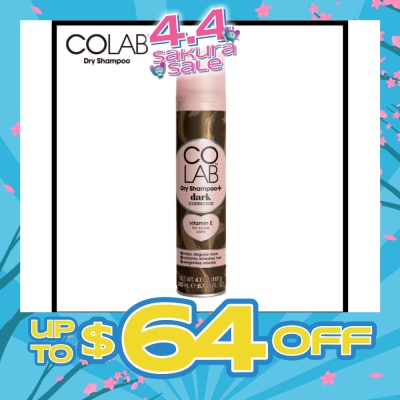 COLAB - Dry Shampoo Dark Correct (Effectively Absorb Oil And Instantly Refreshes Roots With An Invisible Lightweight Finish) 200ml