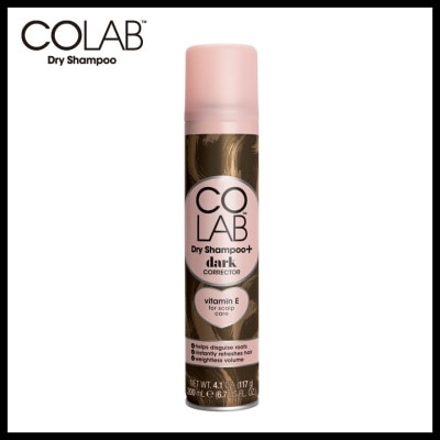 COLAB Dry Shampoo Dark Correct (Effectively Absorb Oil And Instantly Refreshes Roots With An Invisible Lightweight Finish) 200ml