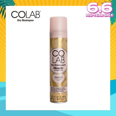 COLAB Dry Shampoo Blonde Correct (Effectively Absorb Oil And Instantly Refreshes Roots With An Invisible Lightweight Finish) 200ml