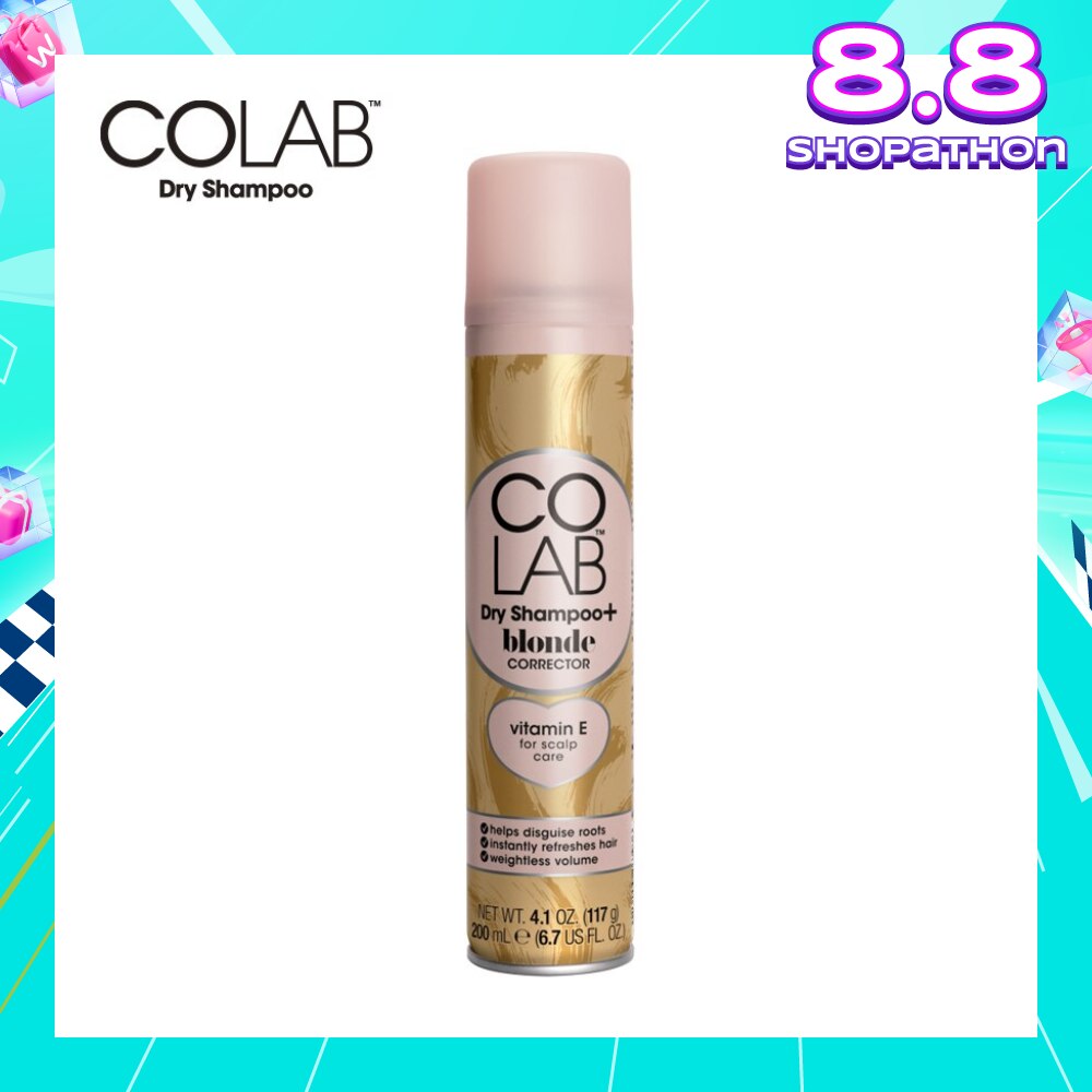 Dry Shampoo Blonde Correct (Effectively Absorb Oil And Instantly Refreshes Roots With An Invisible Lightweight Finish) 200ml