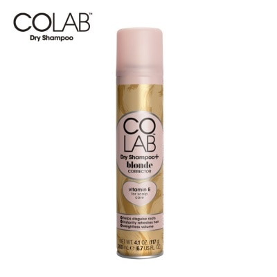 COLAB Dry Shampoo Blonde Correct (Effectively Absorb Oil And Instantly Refreshes Roots With An Invisible Lightweight Finish) 200ml