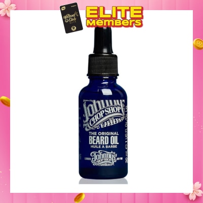JOHNNY'S CHOP SHOP The Original Beard Oil Huile A Barbe 30ml