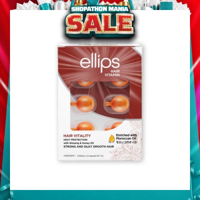 ELLIPS - Hair Vitamins Vitality (Nourishes, Nurtures And Protects Brittle And Rough Hair) 12s