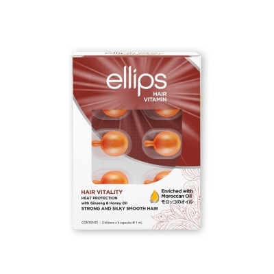 ELLIPS Hair Vitamins Vitality (Nourishes, Nurtures And Protects Brittle And Rough Hair) 12s