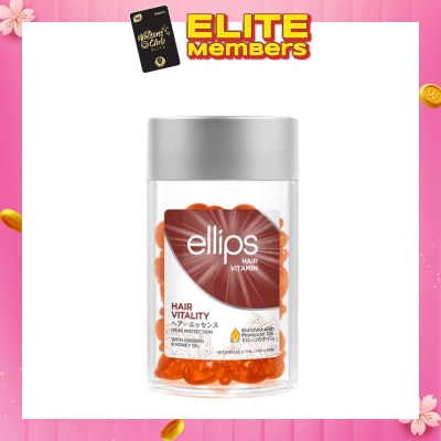 ELLIPS Hair Vitamins Vitality (Nourishes, Nurtures And Protects Brittle And Rough Hair) 50s