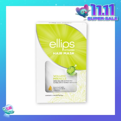 ELLIPS Hair Mask Volume Miracle (Hair Feels Thicker, Smoother And More Glowing) 4s