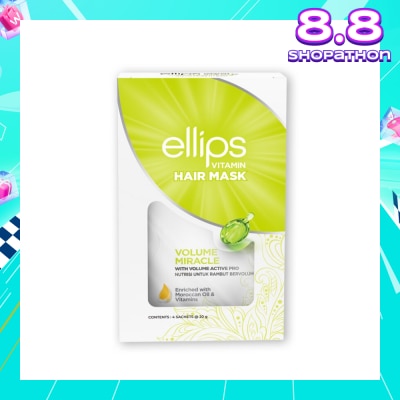 ELLIPS Hair Mask Volume Miracle (Hair Feels Thicker, Smoother And More Glowing) 4s