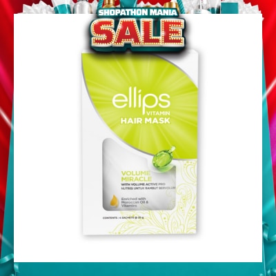 ELLIPS - Hair Mask Volume Miracle (Hair Feels Thicker, Smoother And More Glowing) 4s