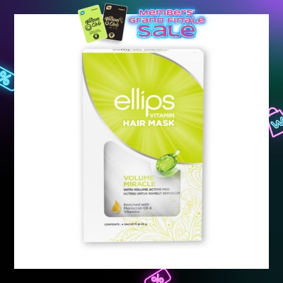 ELLIPS Hair Mask Volume Miracle (Hair Feels Thicker, Smoother And More Glowing) 4s