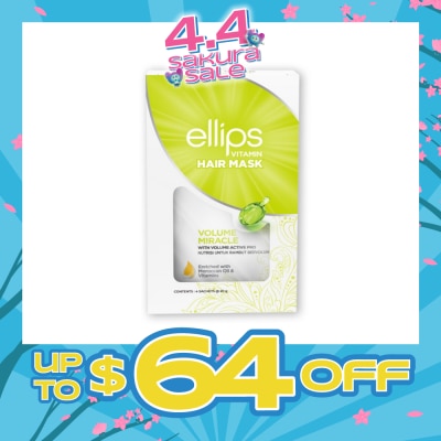 ELLIPS - Hair Mask Volume Miracle (Hair Feels Thicker, Smoother And More Glowing) 4s
