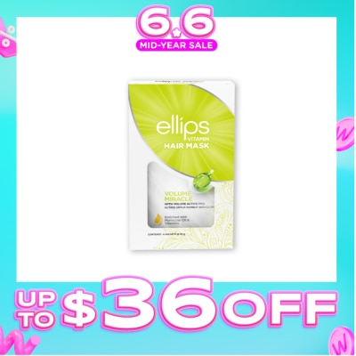 ELLIPS - Hair Mask Volume Miracle (Hair Feels Thicker, Smoother And More Glowing) 4s
