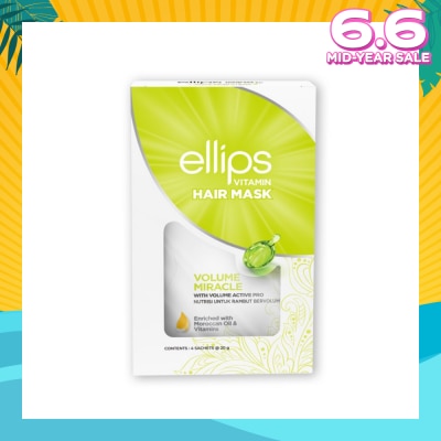 ELLIPS Hair Mask Volume Miracle (Hair Feels Thicker, Smoother And More Glowing) 4s
