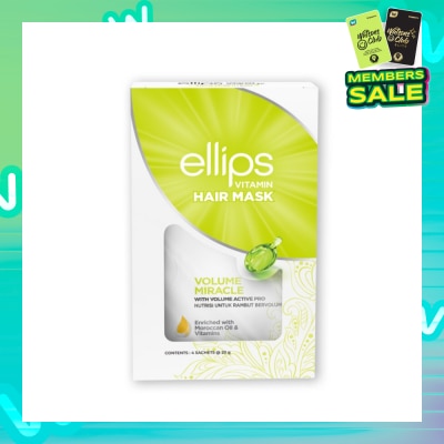 ELLIPS Hair Mask Volume Miracle (Hair Feels Thicker, Smoother And More Glowing) 4s