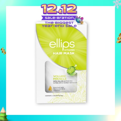 ELLIPS Hair Mask Volume Miracle (Hair Feels Thicker, Smoother And More Glowing) 4s
