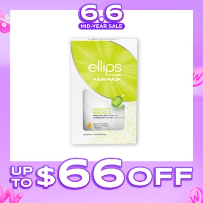 ELLIPS - Hair Mask Volume Miracle (Hair Feels Thicker, Smoother And More Glowing) 4s