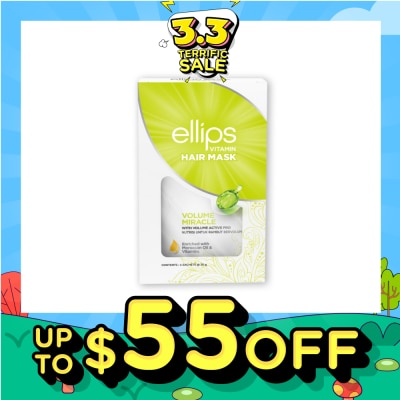 ELLIPS Hair Mask Volume Miracle (Hair Feels Thicker, Smoother And More Glowing) 4s