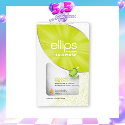 ELLIPS - Hair Mask Volume Miracle (Hair Feels Thicker, Smoother And More Glowing) 4s