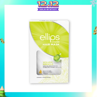 ELLIPS Hair Mask Volume Miracle (Hair Feels Thicker, Smoother And More Glowing) 4s