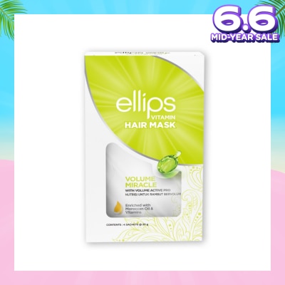 ELLIPS Hair Mask Volume Miracle (Hair Feels Thicker, Smoother And More Glowing) 4s