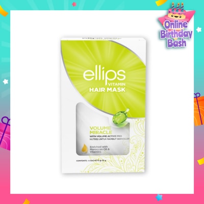 ELLIPS Hair Mask Volume Miracle (Hair Feels Thicker, Smoother And More Glowing) 4s