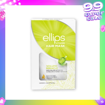 ELLIPS Hair Mask Volume Miracle (Hair Feels Thicker, Smoother And More Glowing) 4s