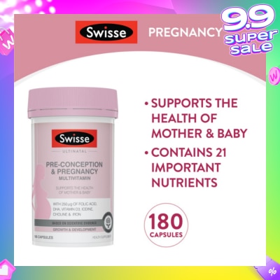SWISSE Ultinatal Pre-Conception & Pregnancy 180 tabs