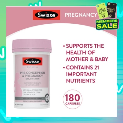 SWISSE Ultinatal Pre-Conception & Pregnancy 180 tabs