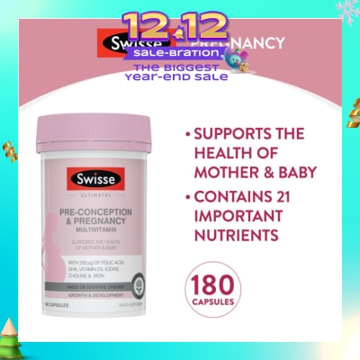 SWISSE Ultinatal Pre-Conception & Pregnancy 180 tabs