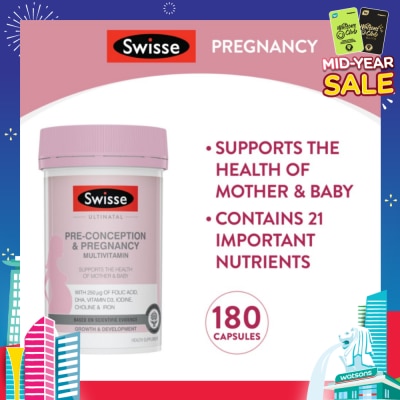 SWISSE Ultinatal Pre-Conception & Pregnancy 180 tabs