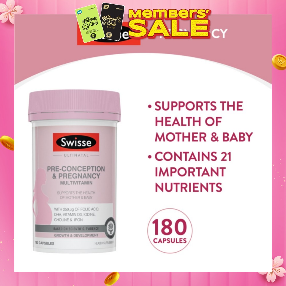 Ultinatal Pre-Conception & Pregnancy 180 tabs