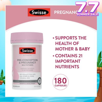 SWISSE Ultinatal Pre-Conception & Pregnancy 180 tabs