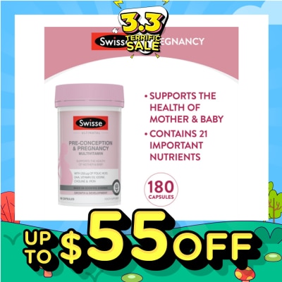 SWISSE Ultinatal Pre-Conception & Pregnancy 180 tabs