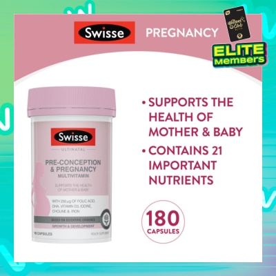 SWISSE Ultinatal Pre-Conception & Pregnancy 180 tabs