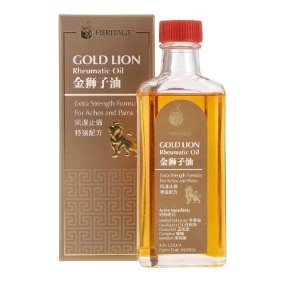 HERITAGE GOLD - Gold Lion Rheumatic Oil 60ml