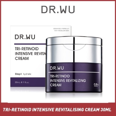 DR. WU Tri Retinoid Intensive Revitalising Cream (Helps With Anti Aging, Uneven Texture And Skin Tone) 30ml