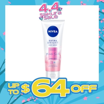 NIVEA - Extra Bright Body Serum, Premium Fragrance Miracle Sweet (Sweet Pear) 320ml