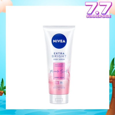 NIVEA Extra Bright Body Serum, Premium Fragrance Miracle Sweet (Sweet Pear) 320ml