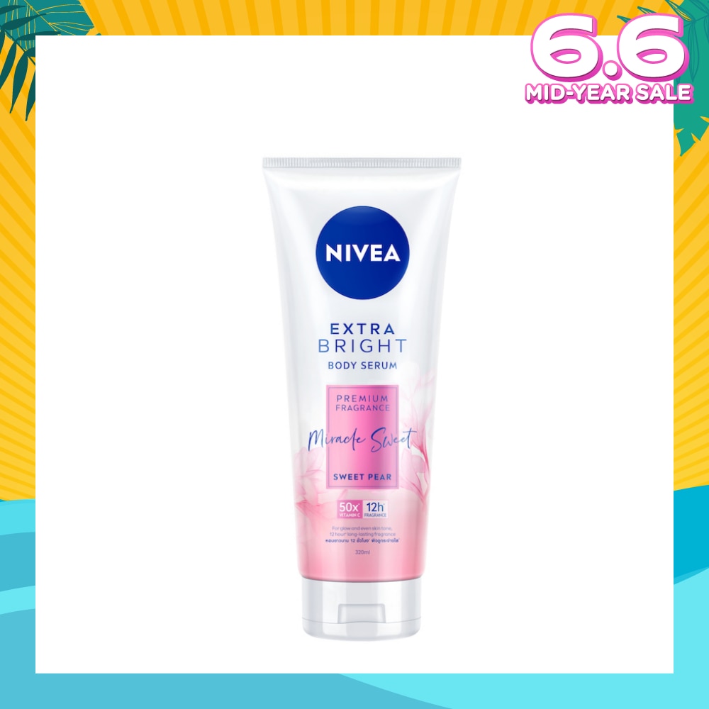 Extra Bright Body Serum, Premium Fragrance Miracle Sweet (Sweet Pear) 320ml