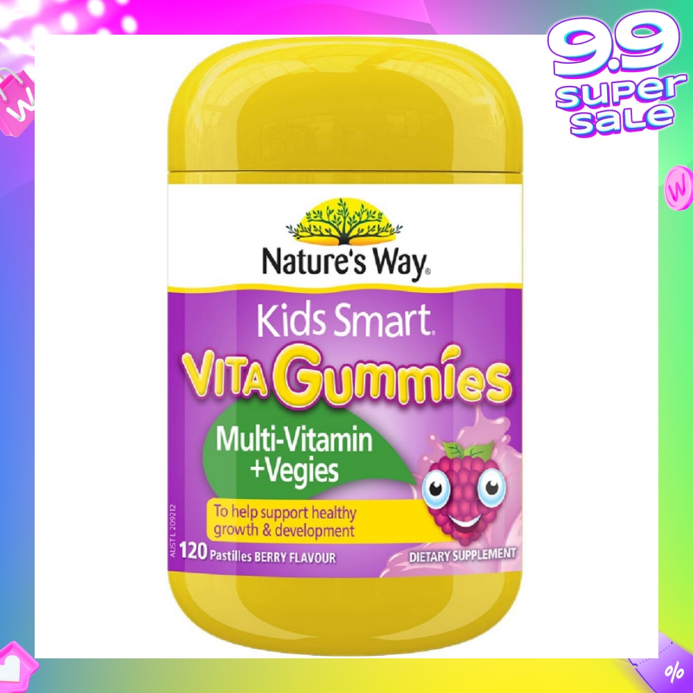 Kids Smart Vita Gummies Multivitamin + Vegies 120s