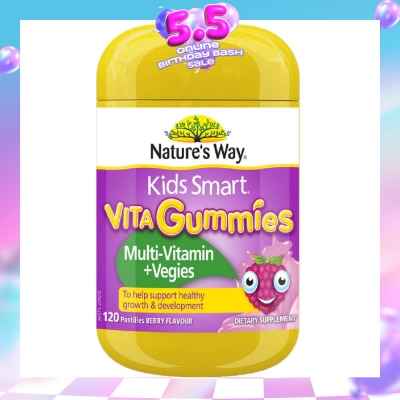 NATURES WAY - Kids Smart Vita Gummies Multivitamin + Vegies 120s