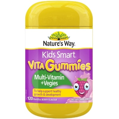 NATURES WAY Kids Smart Vita Gummies Multivitamin + Vegies 120s