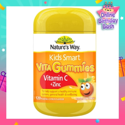 NATURES WAY Kids Smart Vita Gummies Vitamin C + Zinc 120s