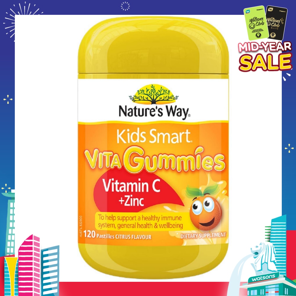 Kids Smart Vita Gummies Vitamin C + Zinc 120s