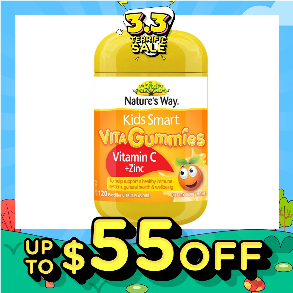 Kids Smart Vita Gummies Vitamin C + Zinc 120s