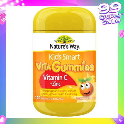 NATURES WAY Kids Smart Vita Gummies Vitamin C + Zinc 120s