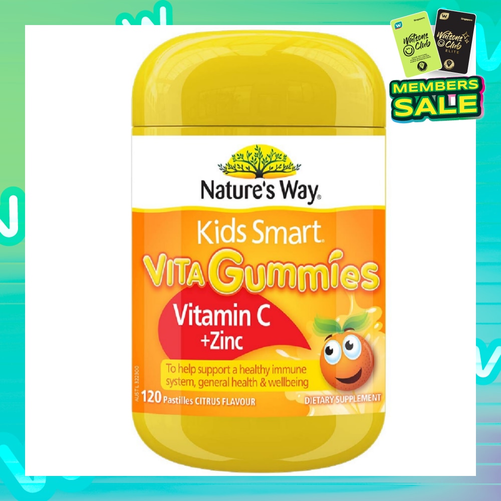 Kids Smart Vita Gummies Vitamin C + Zinc 120s