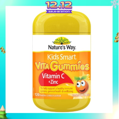 NATURES WAY Kids Smart Vita Gummies Vitamin C + Zinc 120s