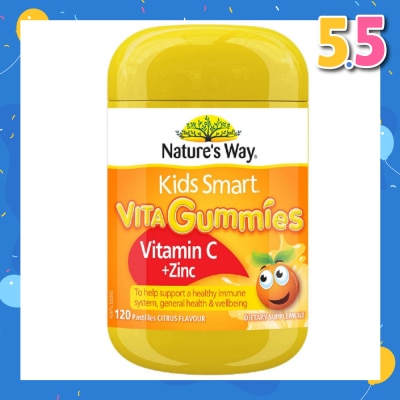 NATURES WAY Kids Smart Vita Gummies Vitamin C + Zinc 120s