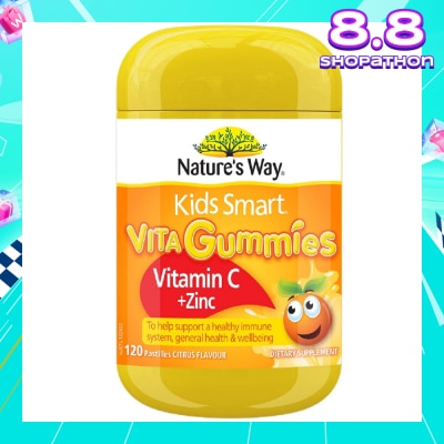 NATURES WAY Kids Smart Vita Gummies Vitamin C + Zinc 120s