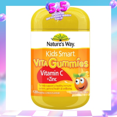 NATURES WAY - Kids Smart Vita Gummies Vitamin C + Zinc 120s